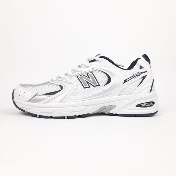 New Balance 530 білі з синім  60441183708 фото