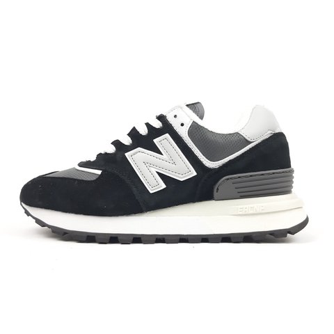 New Balance Legacy 574 чорні з сірим  946314137439 фото