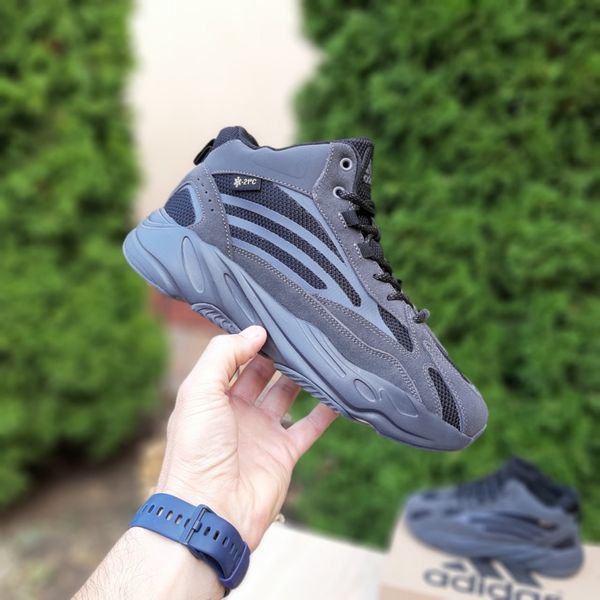 Adidas Yeezy Boost 700 високі Темно сірі з чорним  866765123508 фото