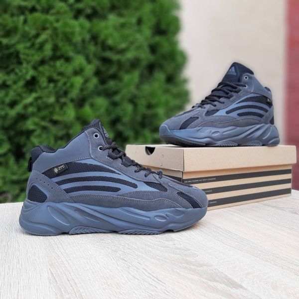 Adidas Yeezy Boost 700 високі Темно сірі з чорним  866765123508 фото