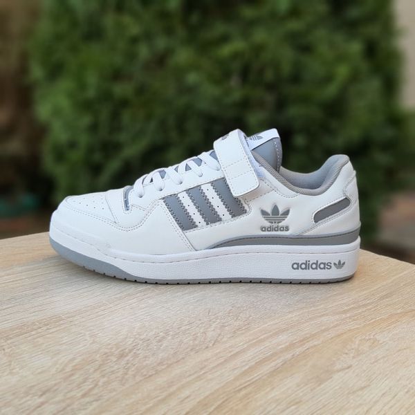 Adidas Forum LOW Білі із сірим 57815679617 фото