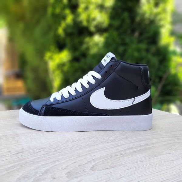 Nike Blazer Mid чорні з білим 58699180967 фото