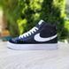 Nike Blazer Mid чорні з білим 58699180967 фото 1