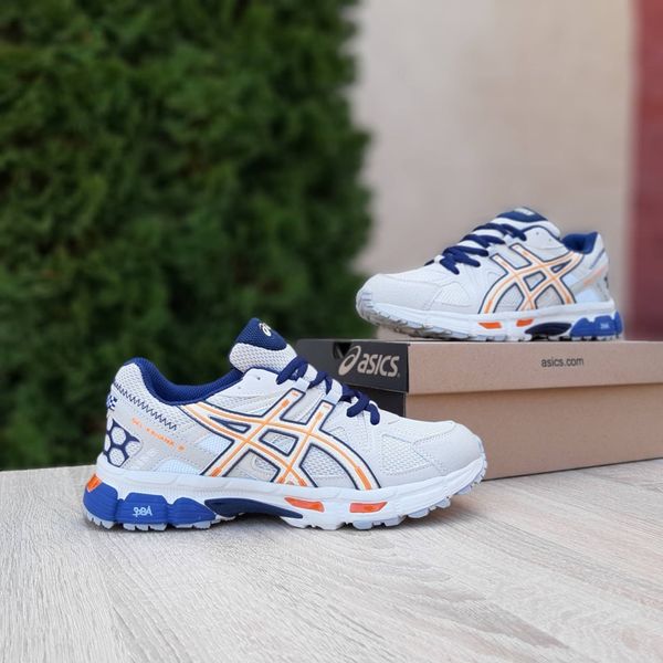 Asics Gel Kahana 8 бежеві з синім та помаранчевим  699604100395 фото