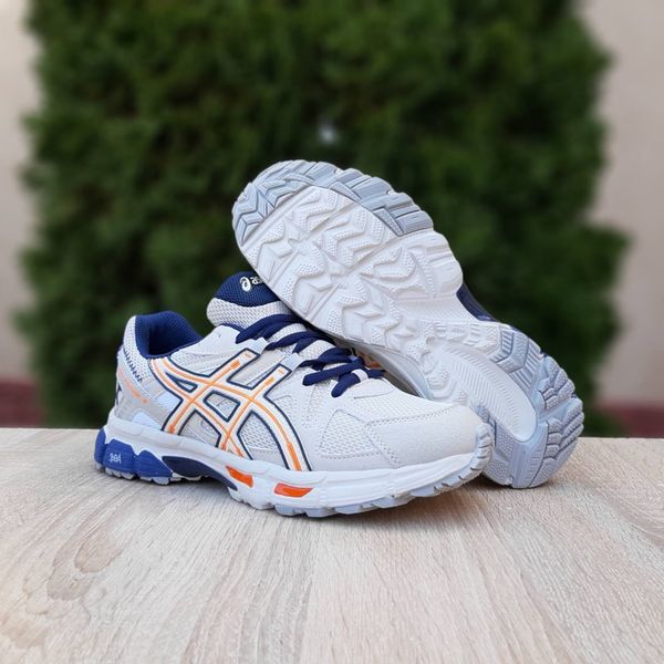 Asics Gel Kahana 8 бежеві з синім та помаранчевим  699604100395 фото