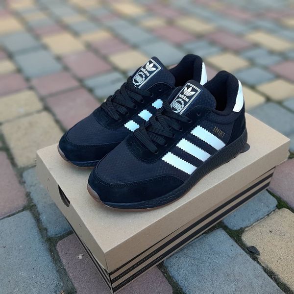 Adidas INIKI Чорні на чорній  57649879402 фото