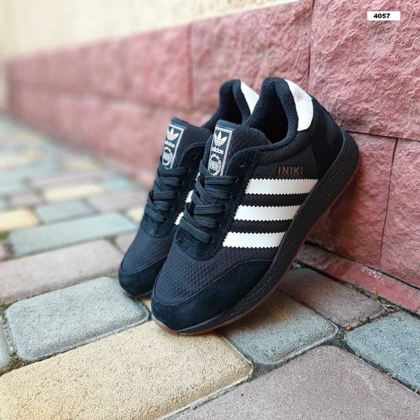 Adidas INIKI Чорні на чорній  57649879402 фото