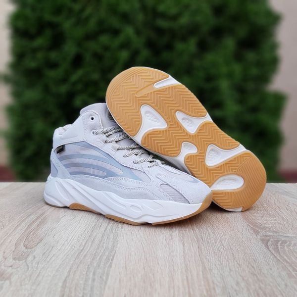 Adidas Yeezy Boost 700 високі Сірі на білій  866732123505 фото