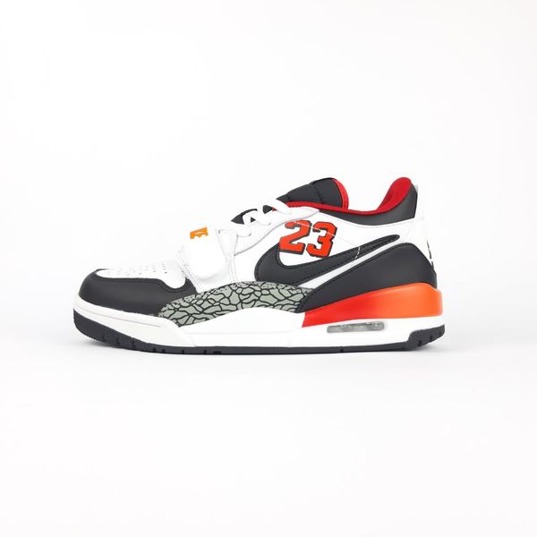 Air JORDAN LEGACY 312 LOW Білі з чорним та червоним 57372778863 фото