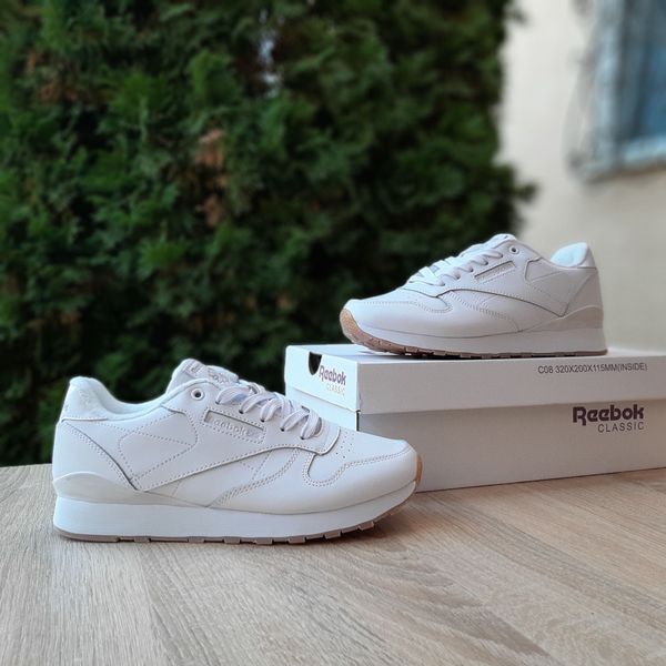 Reebok Classic Leather білі  923088131430 фото