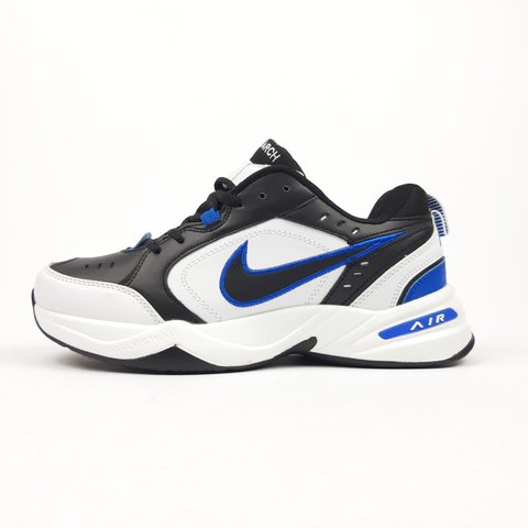 Nike AIR Monarch білі з чорним та синім  922569131371 фото