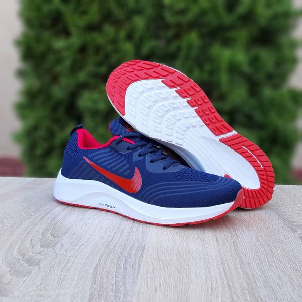 Nike ZOOM Pegasus сині з червоним 709785101896 фото