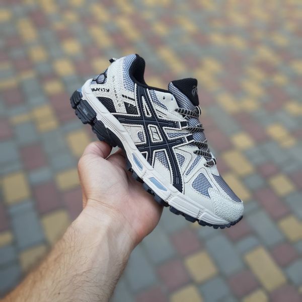 Asics Gel Kahana 8 світло сірі з чорним  865139123261 фото