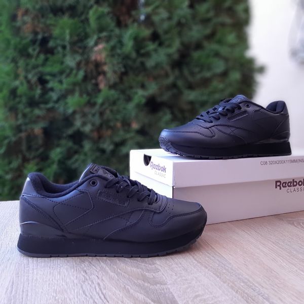 Reebok Classic Leather чорні  923111131432 фото