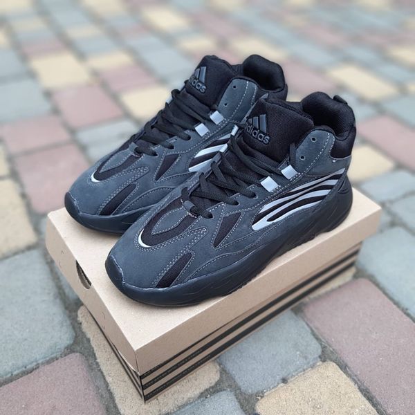 Adidas Yeezy Boost 700 високі Темно сірі  57654779406 фото