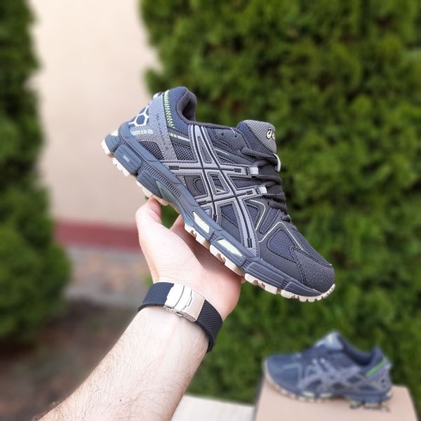 Asics Gel Kahana 8 темно сірі з салатовим  708569101734 фото