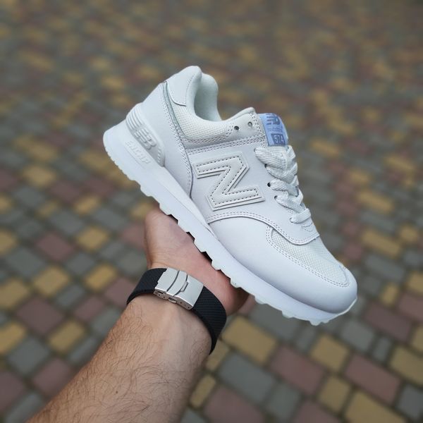 New Balance 574 білі  753783108273 фото