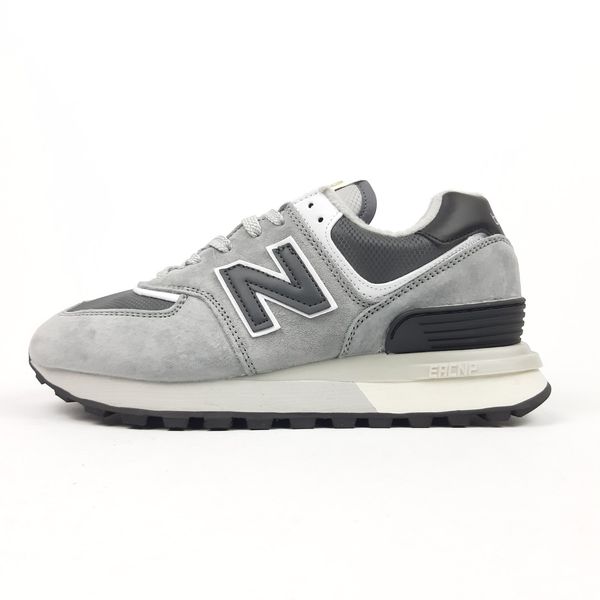 New Balance Legacy 574 серые с черным  946336137441 фото