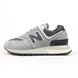 New Balance Legacy 574 серые с черным  946336137441 фото 1