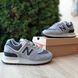 New Balance Legacy 574 серые с черным  946336137441 фото 3